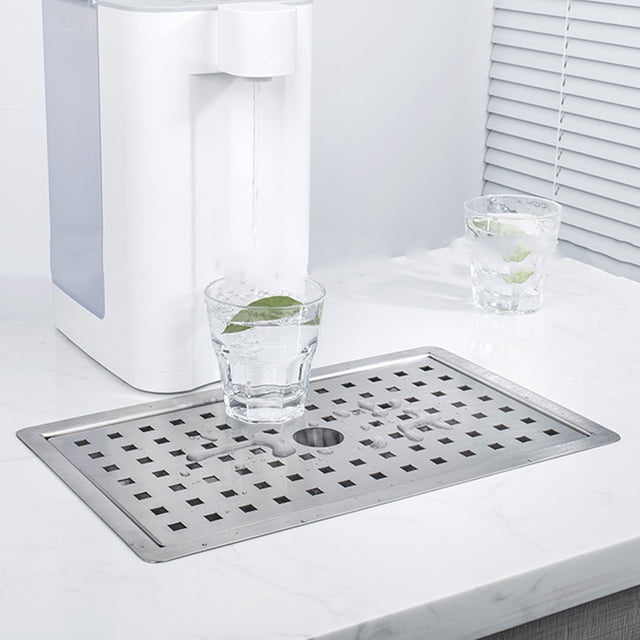 Kitchen Sink with Water Drainage Tray, Stainless Steel Small Kitchen Sink Workstation Bar Sink for Laundry Bar Prep RV Yard