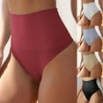 thumbnail image 6 of Underwear For Women Solid Color High Waisted Brief Panties Sexy Lightweight High Cut Soft Ladies Brief, 6 of 6