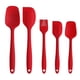 thumbnail image 1 of Raspador de silicona para crema, juego de 5 piezas, raspador de silicona, espátula para crema de pastel integrada, herramienta para hornear, 1 of 6