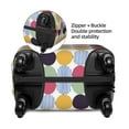 thumbnail image 4 of Daiia Polka Dot Luggage Cover, Thickened Washable Travel Luggage Covers, Elastic Unique Baggage Covers for 18-20 inch Luggage-Large, 4 of 9