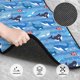 thumbnail image 3 of Fotbe Blue Fish Juego de 4 Tapetes para Auto con Estampado – Alfombrillas de Goma Reforzada, Diseño Antideslizante, Protección para Todo el Año – Vehículos, Autos, Camionetas y SUVs, 3 of 7