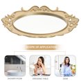 thumbnail image 4 of Bandeja con espejo decorativo vintage de estilo europeo, organizador de maquillaje y joyas., 4 of 8