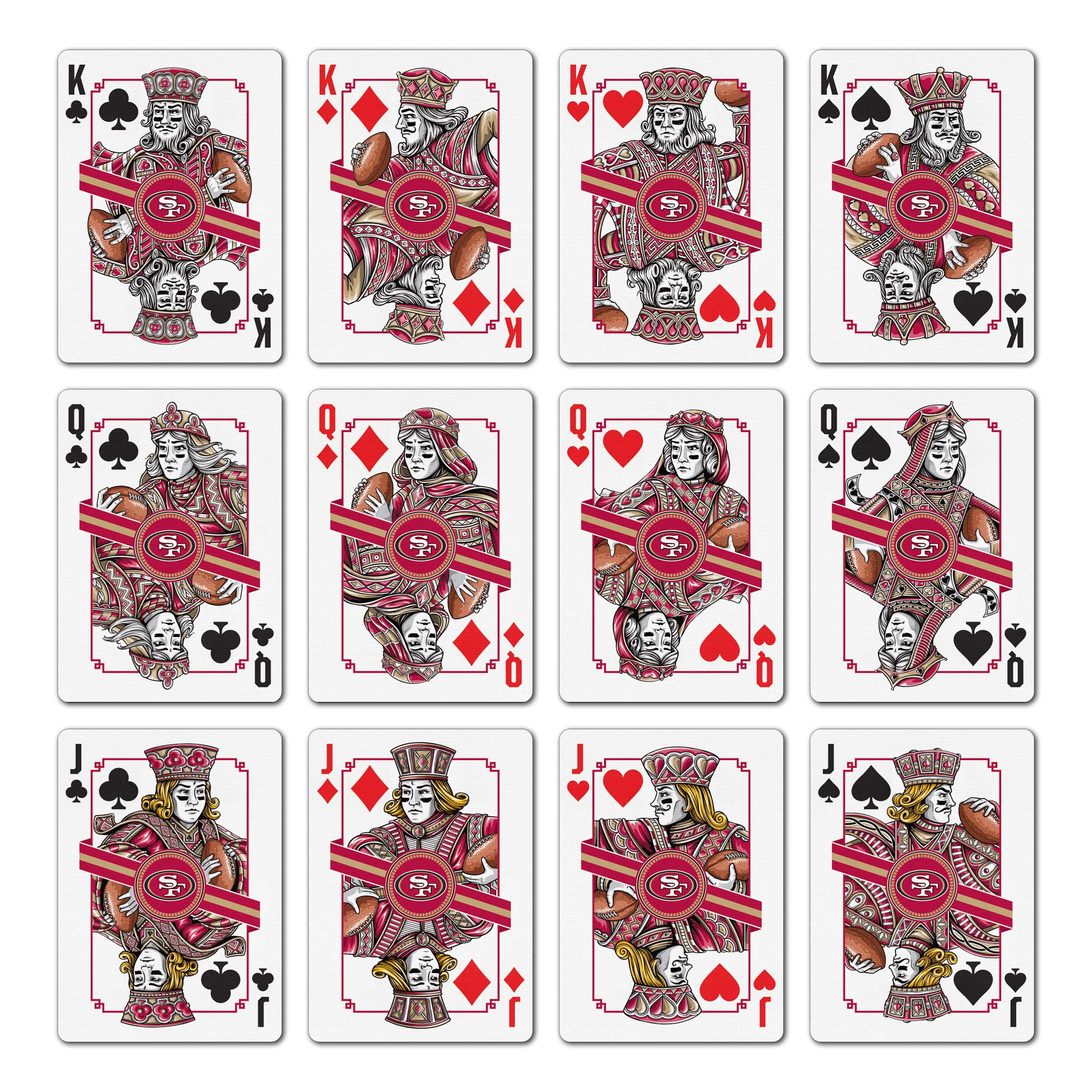 YouTheFan NFL San Francisco 49ers Classic Series Playing Cards