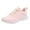 Pink, variant on Women Flat Shoes Couple Models Womens Spring And Autumn New Korean Version Breathable Lightweight Student Running Shoes Mesh Sports Casual Shoes