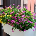 thumbnail image 5 of Zukuco Artificial Flowers Outdoor UV Resistant Outside Indoor Hanging Greenery Shrubs Arrangement for Vase Porch Window Box Patio Wedding Home Decoration (Fushia), 5 of 7