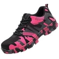 thumbnail image 1 of Tenis de Seguridad Industrial FootShack ProTuffPink 4US 23MX Rosa/Negro Plantilla Kevlar suela EVA Punta de Acero Agujetas ligero MXOTU-001, 1 of 1
