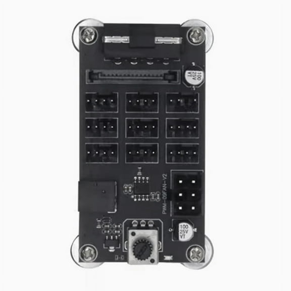 Computer Case Fan Speed Controller Fan Module 9 Channel Fan Hub PWM