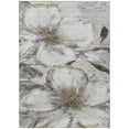 thumbnail image 2 of Addison Rugs Chantille Indoor/Outdoor Transitional Floral Silver Machine Washable Rectangle Rug, 8' x 10', 2 of 8