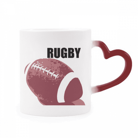 

Ball National Sports Racing Heat Sensitive Mug Red Color Changing Stoneware Cup
