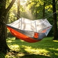 thumbnail image 3 of Portable Camping Hammock with Mosquito Net Lightweight Nylon Swing Bed with Straps for Outdoor Travel Backyard, 3 of 4