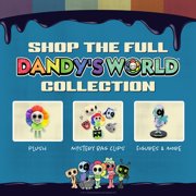 CultureFly Dandy's World Face Flip'Em Fidget Toy, Dandy, Officially Licensed Collectible