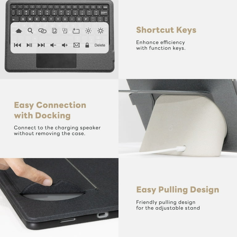 EIP Magnetix Keyboard Case for Google Pixel Tablet 11 inch (2023