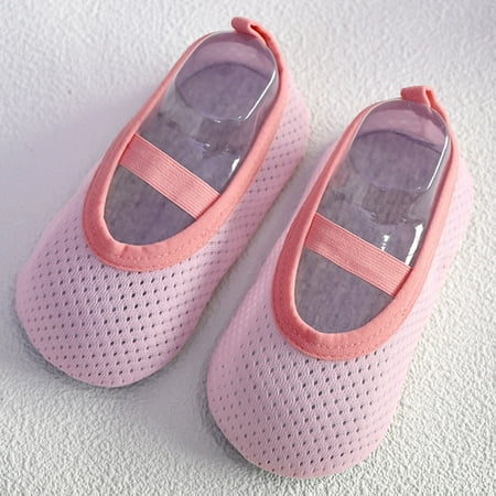 

Winter Short Sleeve Workout Athletic Cute Toddler Shoes for Kids Pink Activewear Cartoon School The Floor Baby Girls Socks Aqua Non-Slip Boys Barefoot L