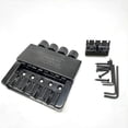 thumbnail image 3 of 1 Set 4 String Headless Bass Guitar Bridge System Electric Bass Part for Headless Electric Bass Rep, 3 of 5