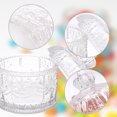 thumbnail image 3 of 2pcs 300ml Crystal Glass Tins Multipurpose Storage Jars with Lid Organizer Pantry Cans Candy Tin, 3 of 7