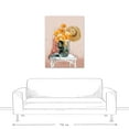 thumbnail image 3 of Creative Products Sunflowers and Hat on Chair 30x40 Canvas Wall Art, 3 of 5