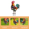 thumbnail image 3 of Estacas metálicas navideñas para gallineros, letreros para gallineros, estacas de jardín realistas, 3 of 7