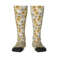 thumbnail image 2 of Lsque Music Dancing Cat Printed Crew Socks Men's Women's LightWeight Thin Casual Calf Socks ,Knee High Socks,Cotton Socks, 2 of 9