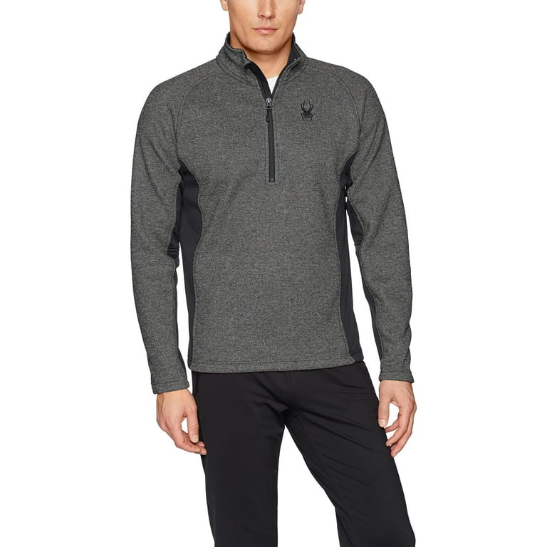 Spyder men's outbound half zip mid top weight stryke jacket