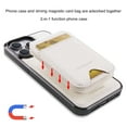 thumbnail image 4 of Decase Magnetic PU Leather Wallet Phone Case for iPhone 15 Pro Max, RFID Blocking, Mag-Safe Compatible, 2-in-1 Removable Card Holder,Shockproof Flip PU Leather Phone Cover,White, 4 of 9