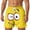 24-Yellow, variant on ibiyuan Men Swim Trunks Funny Cartoon Face Print Lightweight Swim Short Swimsuit Elastic Waist Mens Bathing Suit Novelty Beachwear