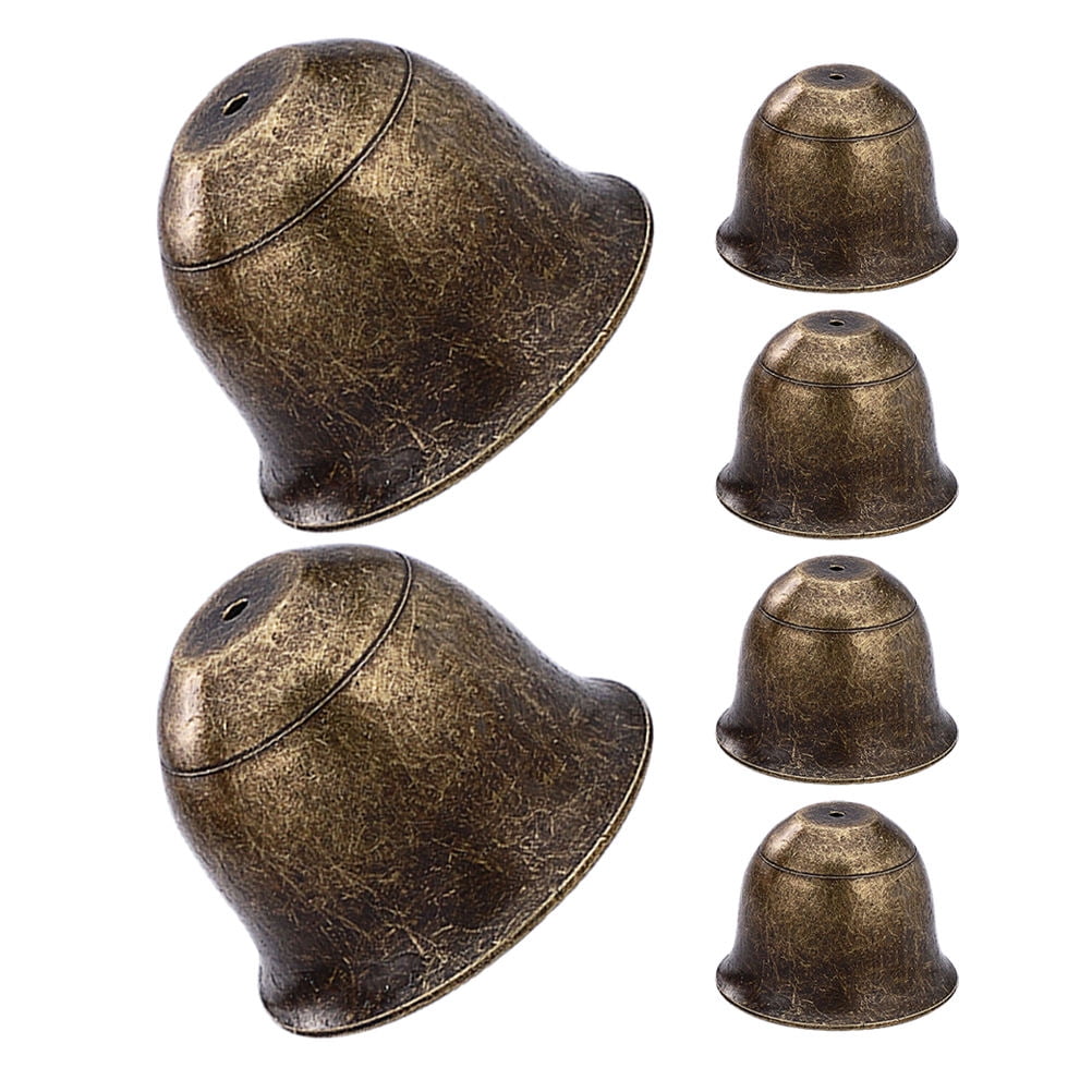 TABLZONE Set of 6 Bronze Iron Wind Chimes Doorbell Bells for Home, Shop, Office Decorative Hanging