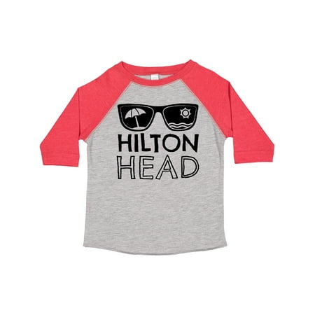 

Inktastic Hilton Head Sunglasses with Umbrella and Sun Boys or Girls Toddler T-Shirt