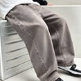 thumbnail image 5 of Cdudpw Boys Baggy Jeans Kids Casual Straight Leg Loose Fit Denim Pants with Pockets, 5 of 9