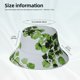 thumbnail image 3 of Balery Watercolor Green Leaves Sombreros para el sol para hombre y mujer, sombrero de pescador con UPF 50+, 3 of 6