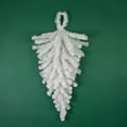 thumbnail image 6 of Northlight 30" Unlit Snow White Artificial Teardrop Christmas Swag, 6 of 6