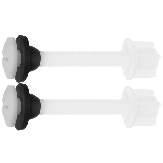 FUEENIRVA 2Ud Kit De Repuesto Con Tornillos Y Pernos Para Asiento De Inodoro Material ABS