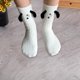 thumbnail image 1 of Calcetines de pareja de muñecas calcetines casuales cómodos calcetines tobilleros decorativos de dibujos animados calcetines de la mano para el hogar, 1 of 8