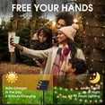 thumbnail image 2 of Cadena de luces solares Vimorg 200 LED 24 m, resistente al agua, 8 modos, 2 of 6