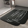 thumbnail image 2 of 1pc Three Cats in Bathroom Absorbent Non-Slip Bathroom Thickened Flannel Rug Decor,Soft,Quick Drying,Suitable For Indoor/outdoor Use,Bathrooms,Bedrooms,Kitchens,Terrace,Laundry Rooms,16"x24", 2 of 9