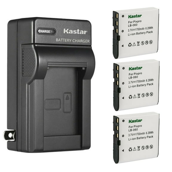 Kastar 3-Pack Battery and AC Wall Charger Replacement for Digilife DDV-H Series DDV-H3, DDV-H6, DDV-H8, DDV-H11Z, DDV-H30, DDV-H31, DDV-H61, DDV-H71Z, DDV-H72Z, DDV-H81, DDV-H110Z