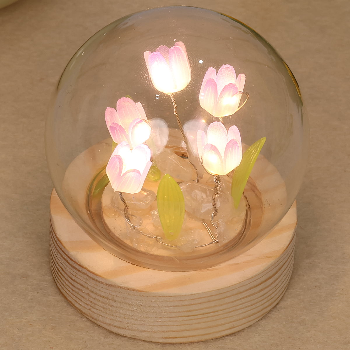 A set of flower-shaped candles that'll turn your bathtub into a peaceful  garden. They'll float in the tub and add a little mood lighting while you  take a relaxi…