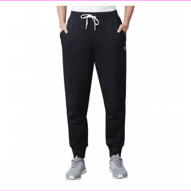 Fila Ladies French Terry Jogger L Black Walmart