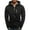 Black, variant on TMOYZQ Men's Zip Up Hoodies Casual Long Sleeve Fleece Athletic Sweatshirt Lightweight Hooded Sports Jacket Winter Warm Coat Outerwear with Zipper Pockets (Available in Big & Tall)