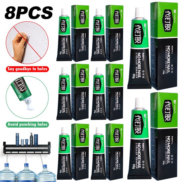 Pegamento Impermeable Sin Uñas Sellador Adhesivo Fijación Multiusos (30g)