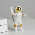 thumbnail image 3 of Cadorn Astronaut Figurine Decor, Spaceman Gift for Home/Office, Cosmic - Themed Desktop Ornament, 3 of 9