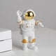 thumbnail image 3 of Xihbxyly Figura de Astronauta de Pvc, Diseño Espacial, Adorno de Escritorio, Decoración Divertida para Fiestas, Ideal para Tartas, Ideal para Adultos y Fiestas, Juego de 1 Pieza de Astronauta., 3 of 7
