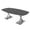 Asian Night w/Silver Base no Electric, variant on 7'x4' Arc Boat Conference Table with X Bases Data And Electric Module
