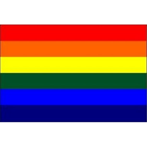 Deluxe Jumbo Rainbow Polyester Rainbow Pride Flag Walmart Com Walmart Com