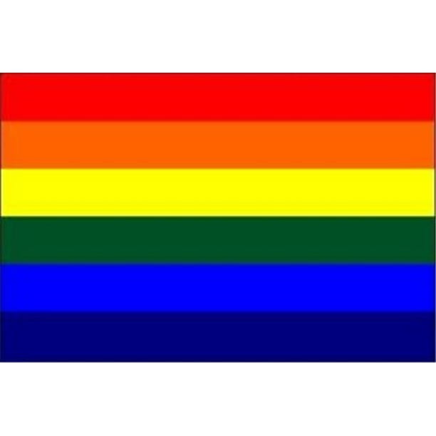 Deluxe Jumbo Rainbow Polyester Rainbow Pride Flag Walmart Com Walmart Com