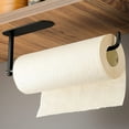 thumbnail image 1 of ZUNTO Paper Towel Holder Under Kitchen Cabinet - Stainless Steel Self Adhesive Paper Towel Rack Fit All Paper Rolls, 1 of 4