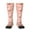 2 Black-2, variant on Pink Cockatoo Birds Knee Socks, High Socks Long Stretchy Sock Women Knee High Stocking, Long Socks for Women