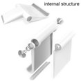 thumbnail image 3 of tredstone Desktop Phone Holder Foldable Anti Slip Mobile Phone Table Stand Cellphone Folding Bracket, White, 3 of 8