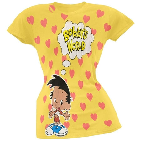 bobbys world bobbys world thought bubble ladies t shirt