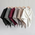 thumbnail image 3 of Chic Shawl With Loop ,Pashmina Shawl Wraps for Women, Shawls and Wraps for Evening Dresses Solid Color Wool Blend Shawl Dressy, 3 of 8