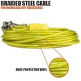 thumbnail image 6 of BV Pet Tie Out Cable 25 Feet Dog Cable for Dog up to 35 Pound, Yellow, 1 PC, 6 of 7
